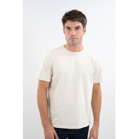 T-shirt SG x Harcour Lucky met korte mouwen Linnen Beige