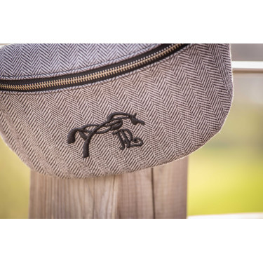 Heuptasje Pénélope Chevron Zwart