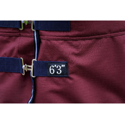 Equithème TYREX 1200D High Neck deken Bordeaux Equithème TYREX 1200D High Neck deken Bordeaux