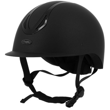 Choplin Aero-helm Mat zwart / glanzend