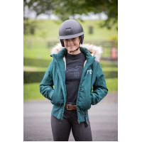 Pénélope matte helm met lange klep Mat zwart Pénélope matte helm met lange klep Mat zwart
