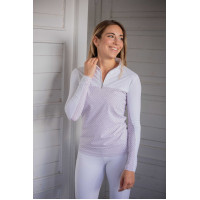 Polo PENELOPE - Debbie Wit / roze