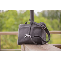 Pénélope Pablito tas groot model Chevronpatroon / cognac Bruin