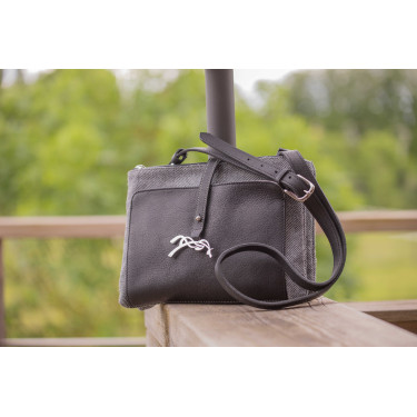 Pénélope Pablito tas groot model Chevronpatroon / zwart