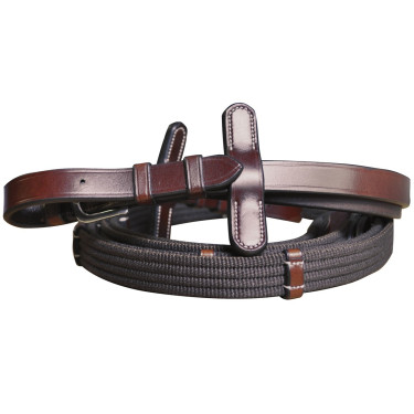 Teugels Stof met stops Lexington 19 mm Teugels Stof met stops Lexington 19 mm