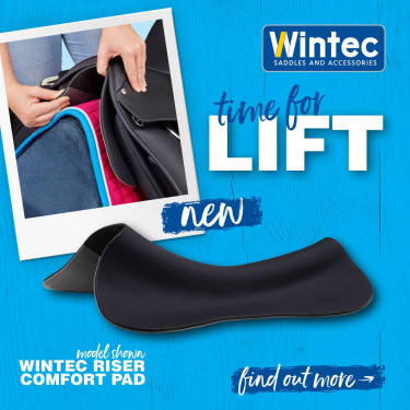 Zadelonderlegger Wintec Comfort Pad Jumping Zwart