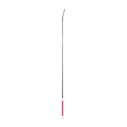 Dressuurzweep Whip & Go metalen dop Bordeaux / zilver