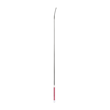 Dressuurzweep Whip & Go metalen dop Bordeaux / zilver