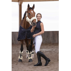 Halster Equithème Teddy Choco / ecru Bruin
