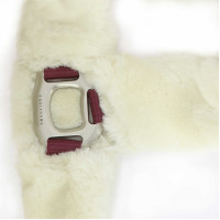 Halster Equithème Teddy Bordeaux / écru