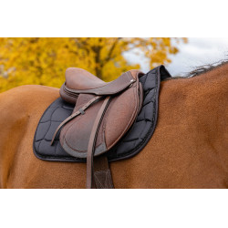 Zadeldek Equithème Satin Zwart Zadeldek Equithème Satin Zwart