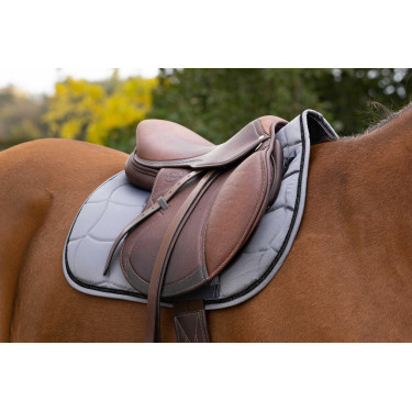 Zadeldek Equithème Satin Grijs