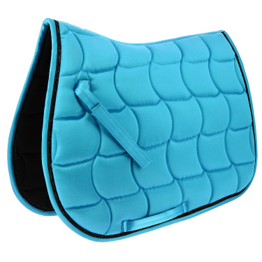 Zadeldek Equithème Satin Blauw denim