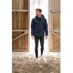Heren donsjas Equithème Michael Marineblauw