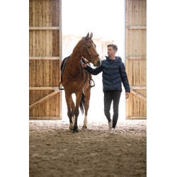 Heren donsjas Equithème Michael Marineblauw