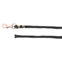 Halstertouw Equithème Soft rose gold Zwart