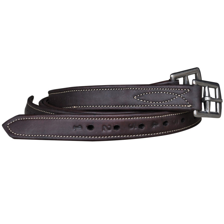 Nylon/Leren Beugelriemen Privilege Equitation