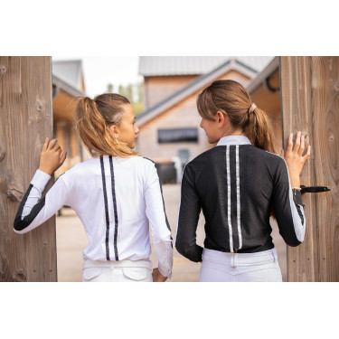 Wedstrijdshirt Pénélope Showshirt Wit