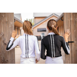 Wedstrijdshirt Pénélope Showshirt Wit