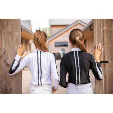 Wedstrijdshirt Pénélope Showshirt Wit