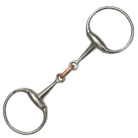 Filet olive Double Brisure Privilege Equitation Inox / olive cuivre
