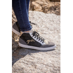 Sneakers Jupiter High Top Pénélope Zwart / grijs Sneakers Jupiter High Top Pénélope Zwart / grijs