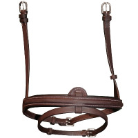 Gecombineerde neusriem Dinard Privilege Equitation Bruin