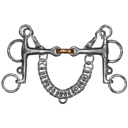 Pelham dubbele breuk korte takken Privilege Equitation