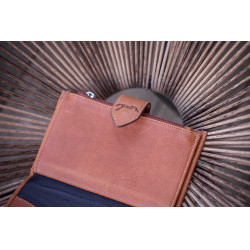 Portefeuille Pénélope Bertille Cognac Bruin