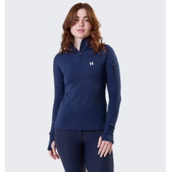 Polo 1/4 rits Horseware winter Strive dames Marine Marineblauw Polo 1/4 rits Horseware winter Strive dames Marine Marineblauw