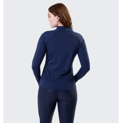 Polo 1/4 rits Horseware winter Strive dames Marine Marineblauw Polo 1/4 rits Horseware winter Strive dames Marine Marineblauw