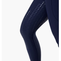 Paardrijbroek Horseware Flexfit winter full grip dames Marine Marineblauw