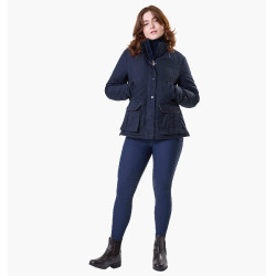 Paardrijbroek Horseware Flexfit winter full grip dames Marine Marineblauw