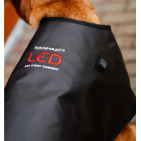 Horseware therapiehondenjas met rood LED-licht Zwart / zwart Horseware therapiehondenjas met rood LED-licht Zwart / zwart