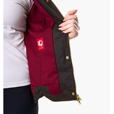 Gewaxte jas Horseware 40 jaar dames Bay heritage / groen rambo