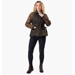 Gewaxte jas Horseware 40 jaar dames Bay heritage / groen rambo