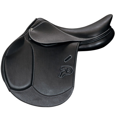 Zadel Springen gevoerd Saumur Privilege Equitation Zwart
