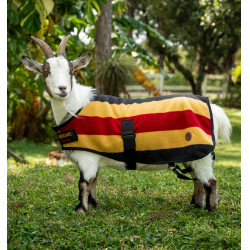 Horseware Newmarket fleece deken voor geit Witgoud