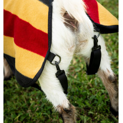 Horseware Newmarket fleece deken voor geit Witgoud