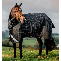 Horseware Rhino Turnout-deken bundel liner 0 g en 200 g Zwarte ruit / zwart & wit Motieven