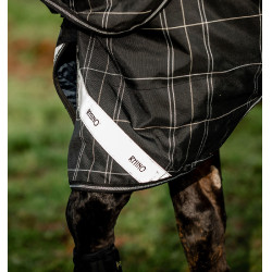 Horseware Rhino Turnout-deken bundel liner 0 g en 200 g Zwarte ruit / zwart & wit Motieven Horseware Rhino Turnout-deken bundel liner 0 g en 200 g Zwarte ruit / zwart & wit Motieven