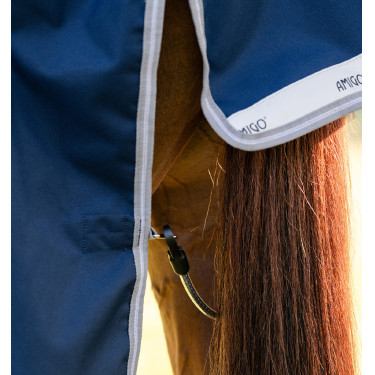 Deken Horseware Amigo 1200D FieldSafe Plus Turnout 0g Marine / titaangrijs / zilver Marineblauw