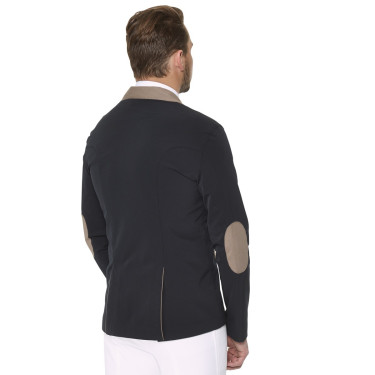 Jas DIEGO man Privilege Ruitersport Zwart / taupe