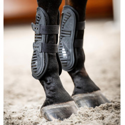 Horseware® Pro Bamboo peesbeschermers Zwart / zwart