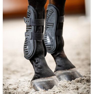 Horseware® Pro Bamboo peesbeschermers Zwart / zwart