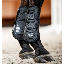 Horseware® Pro Bamboo peesbeschermers Zwart / zwart