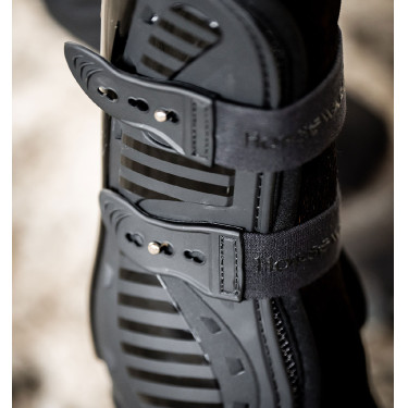 Horseware® Pro Bamboo peesbeschermers Zwart / zwart