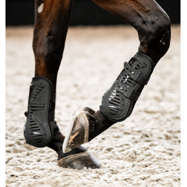 Horseware® Pro Bamboo peesbeschermers Zwart / zwart