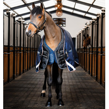 Staldeken Easy-Layer Horseware 100 g Zwart / zwart / zilver