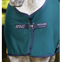Horseware Amigo Jersey Poney Cooler Deken Groen dynastie / marine / zilver Horseware Amigo Jersey Poney Cooler Deken Groen dynastie / marine / zilver